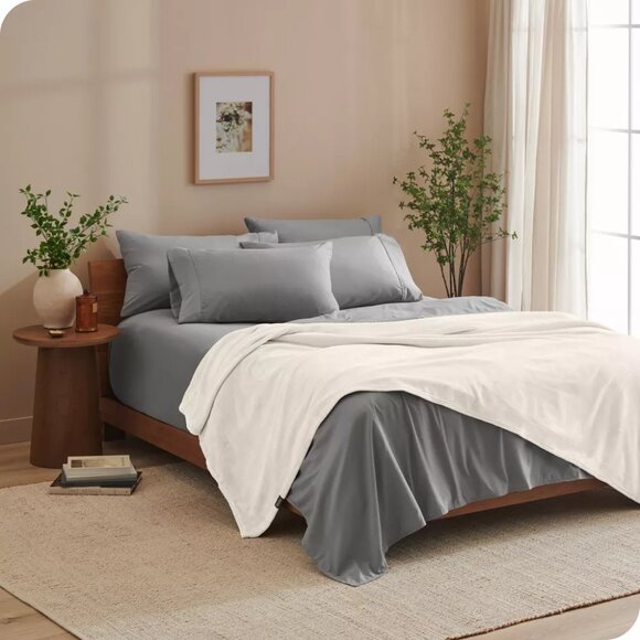 NEW Microplush Fleece Bed Blanket by Bare Home Full/Queen Vanilla - Picture 3 of 10